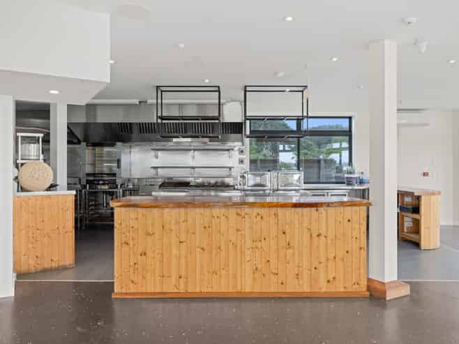 Ready for business - commercial kitchen in place