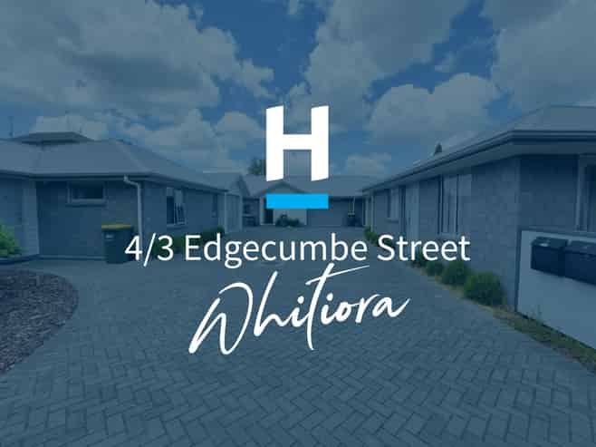 4/3 Edgecumbe Street, Whitiora