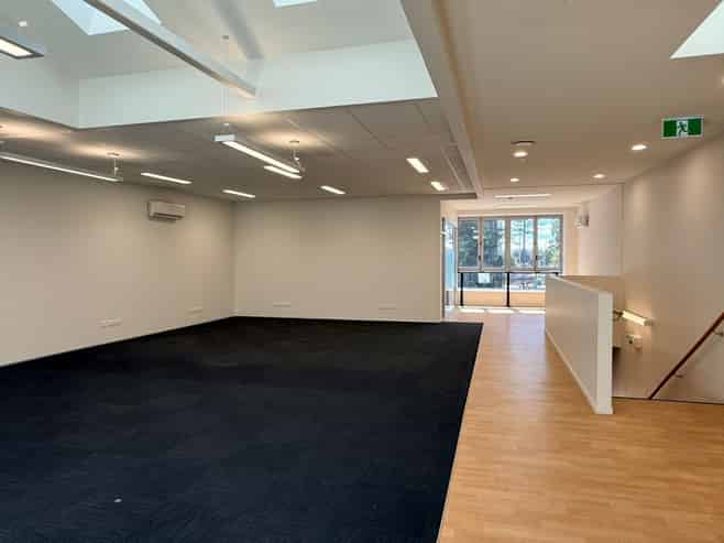 Natural light filled office space