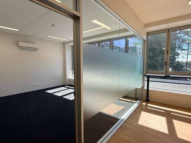 Natural light filled office space