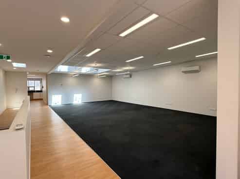 Natural light filled office space