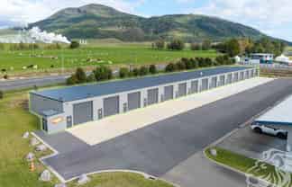 Motorsport Sheds at Gasoline Alley, Taupō 