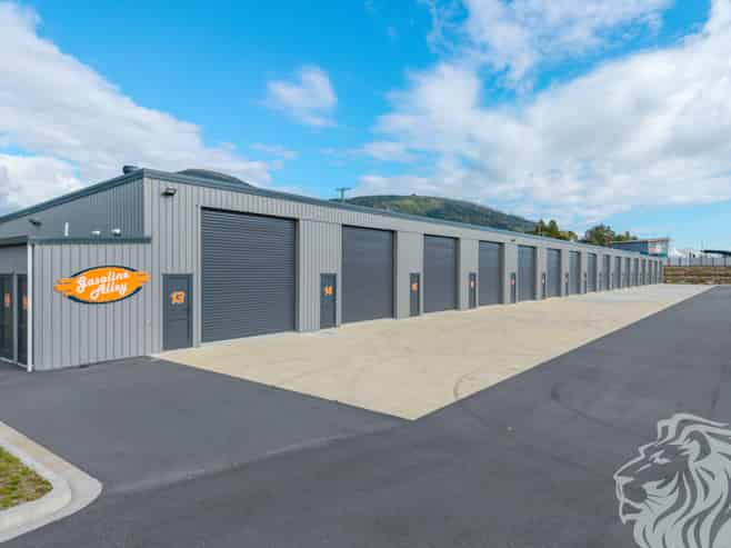 Motorsport Sheds at Gasoline Alley, Taupō 