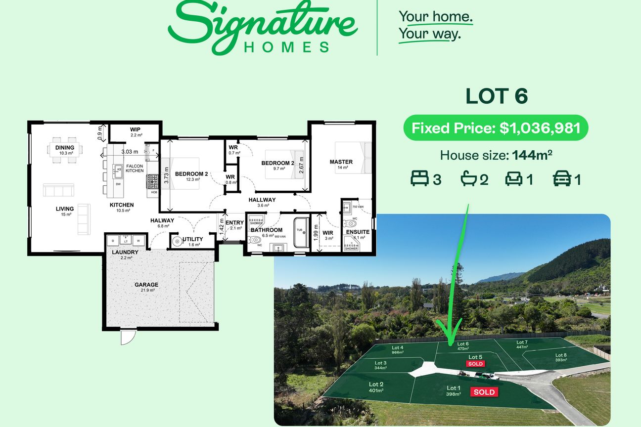 Big Section on Brunoro Place - Lot 6 100% Fixed Price - Aanzicht 2