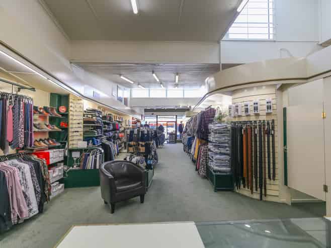 High profile retail location with holding yield