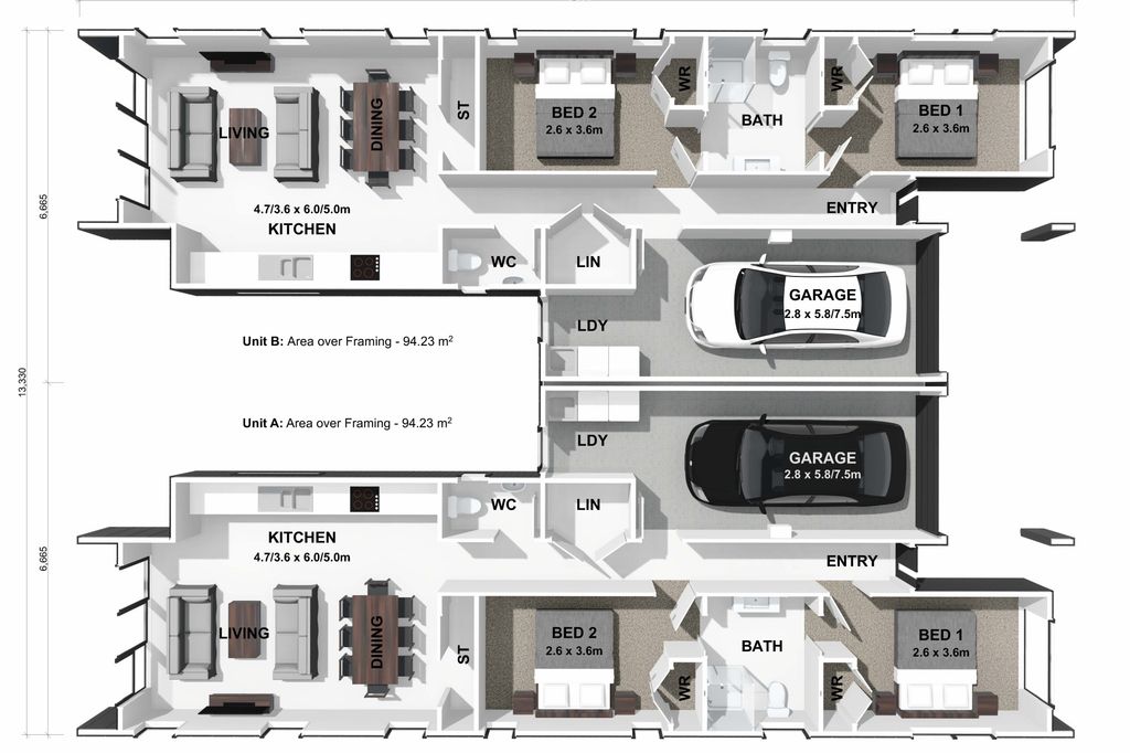 Unit A – Duplex in Greenhill Park 2