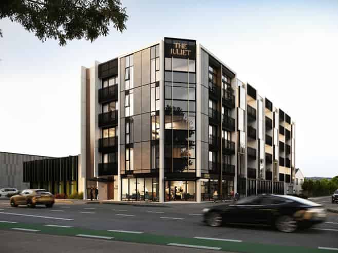 Mixed-use corner site opposite hospital