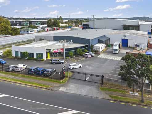 Industrial facility with temp-controlled space