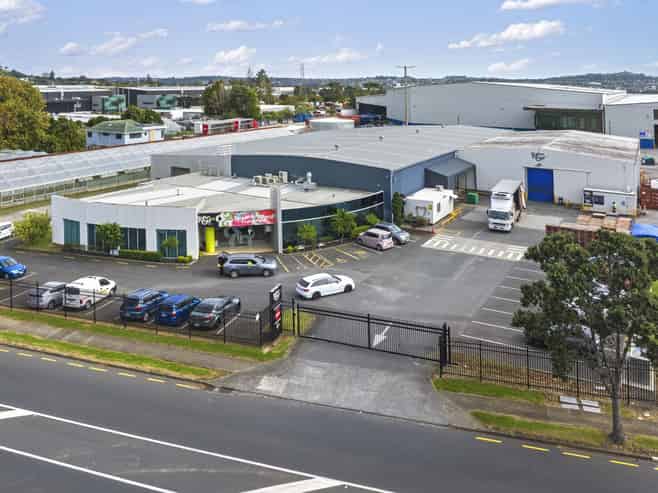 Industrial facility with temp-controlled space