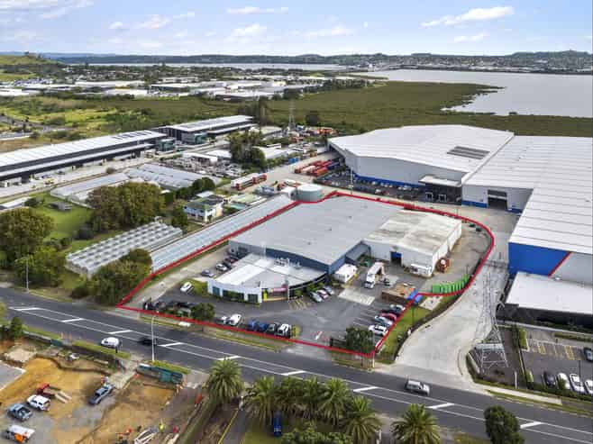 Industrial facility with temp-controlled space