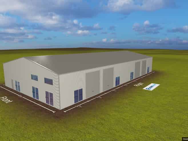 Flexible industrial units from 200sqm –1,000sqm