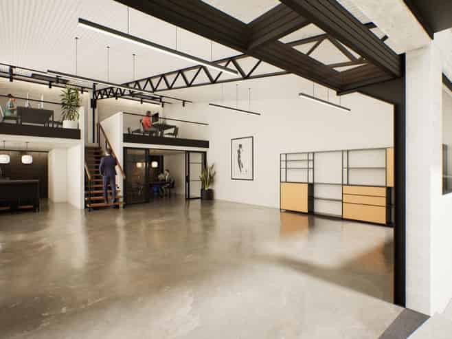 CBRE - Elevated Industrial / Showroom with Office