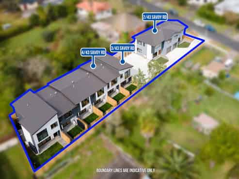 2,3,4/43 Savoy Road, Glen Eden