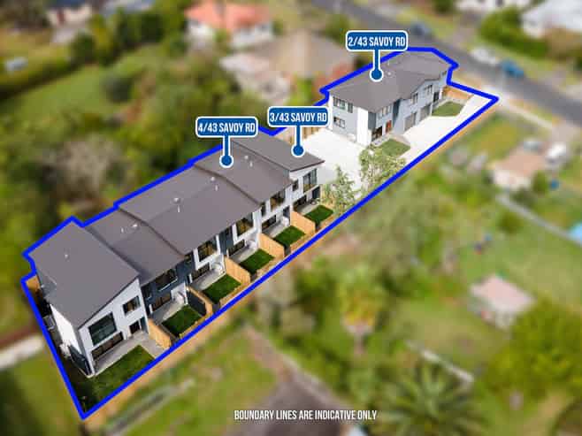 2,3,4/43 Savoy Road, Glen Eden