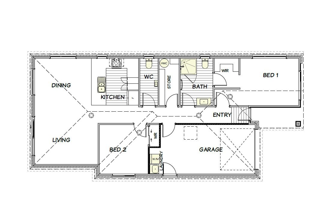 2 Bed New Build Freehold Rangiora | Under $650K - Widok 3