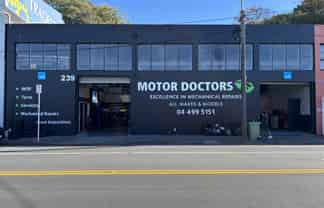 Thorndon Quay warehouse with profile