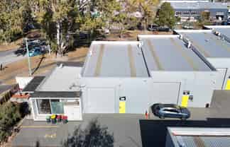 Modern Corner Unit with Office and Warehouse Space