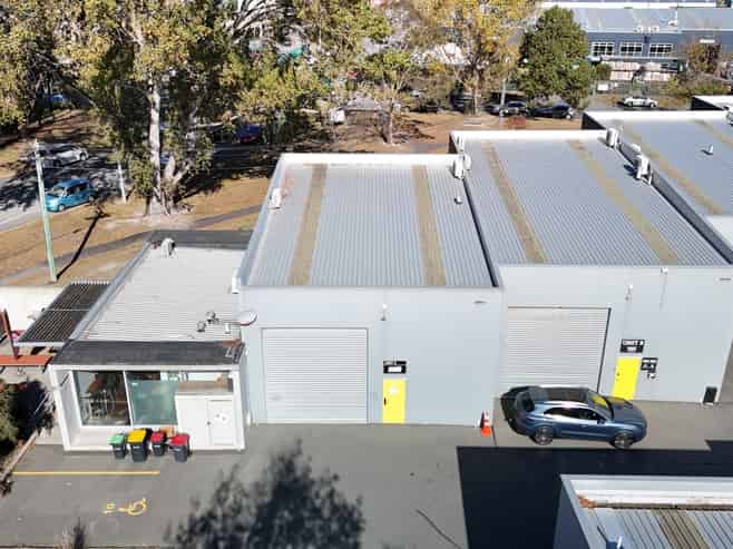 Modern Corner Unit with Office and Warehouse Space