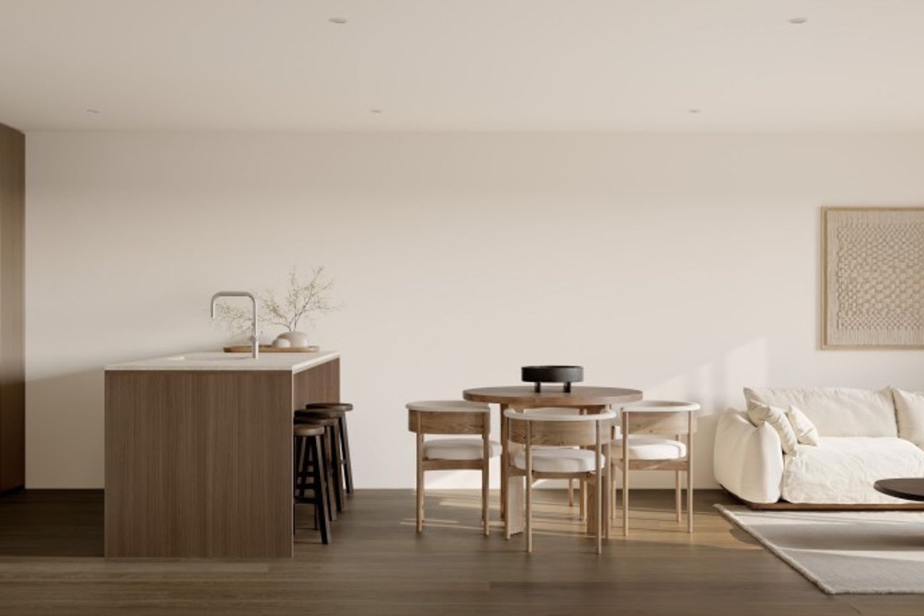 Affordable two-bed Monk Mackenzie living - Bild 4