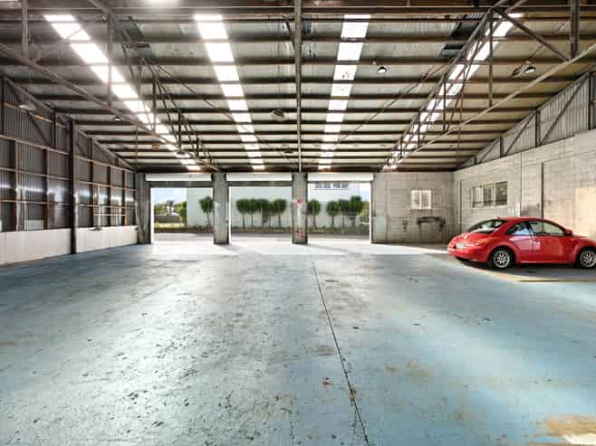 Secure warehouse with drive-through access