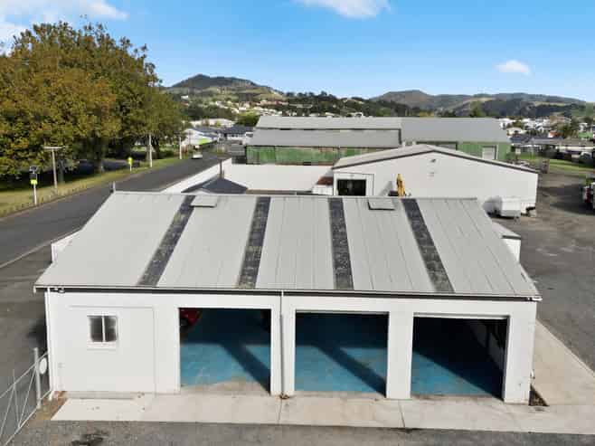 Secure warehouse with drive-through access