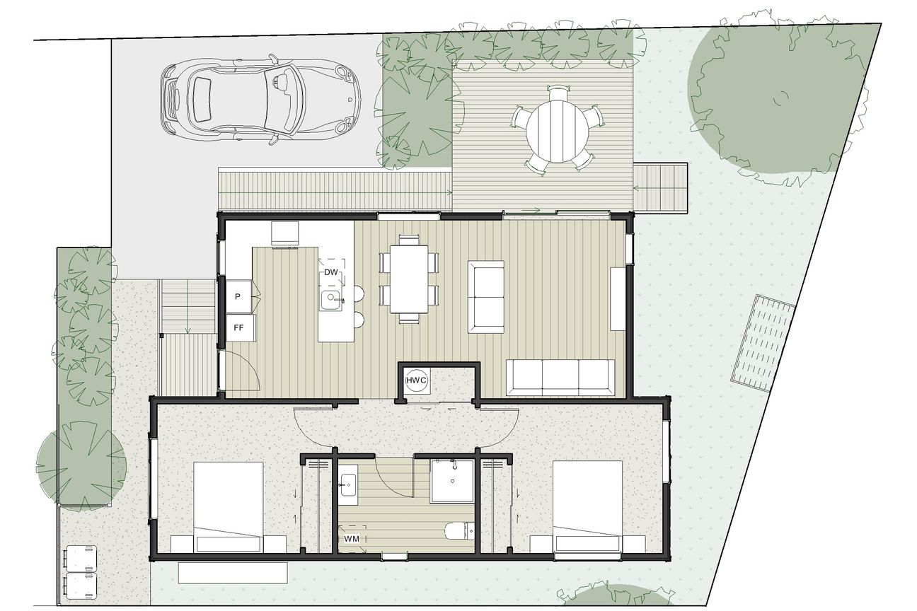 New Modern Single Level 2 Bedroom Standalone Homes - Więcej