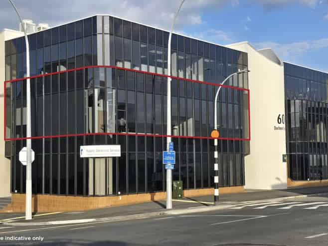 City office in the business and education zone