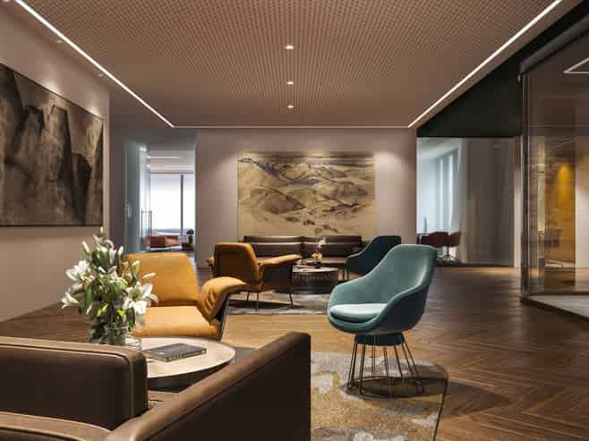 Premium precinct suite with harbour views
