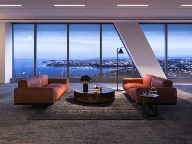 Premium precinct suite with harbour views