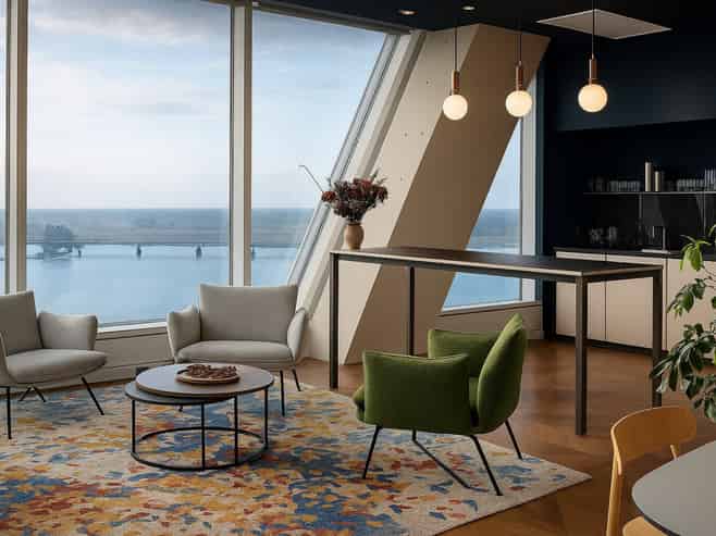 Premium precinct suite with harbour views