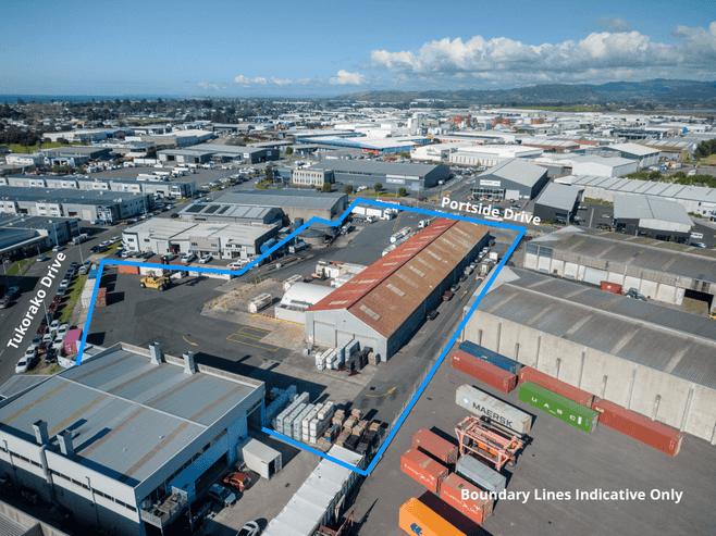 Large Industrial Yard and Warehouse Near Port
