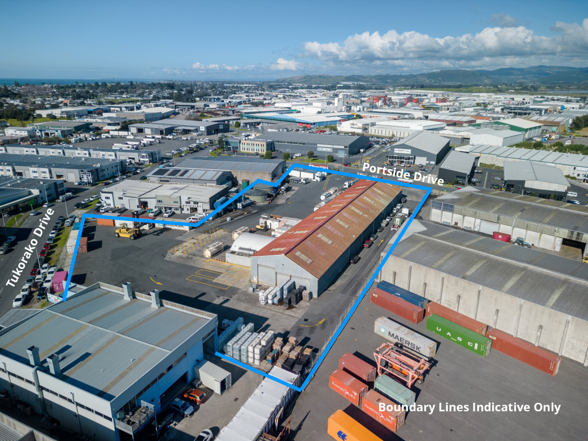 Large Industrial Yard and Warehouse Near Port