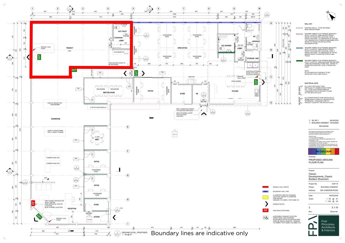 Central space with strong profile - Widok 3