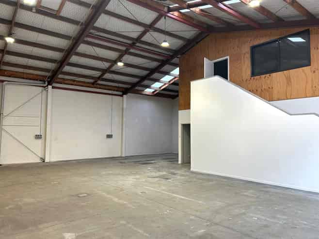 Warehouse, office & parking area