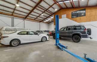 Warehouse, office & parking area