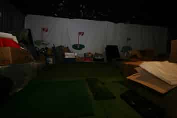 Good-sized Billliard sports bar with screen golf