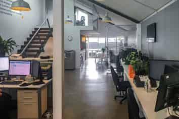 Loft Style Office with Deck
