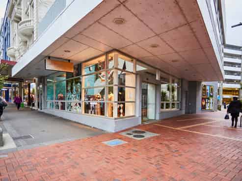 Beautiful Cuba Street retail