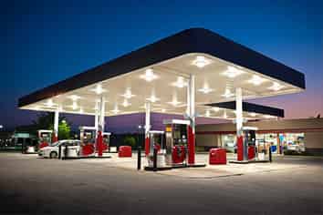 Service Station with Prime Commercial Property