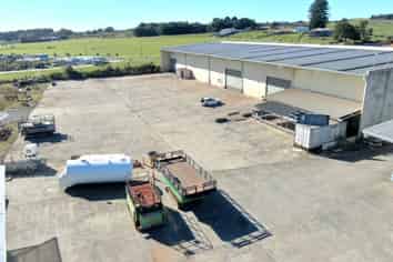 Heavy Industrial Facility with Dual Gantry Cranes