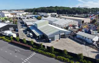 Refurbished warehouse with yard