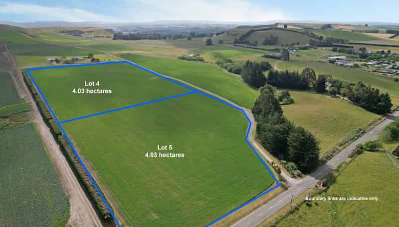 Lots 4 & 5, 253 Whiterocks Road, Weston, Oamaru
