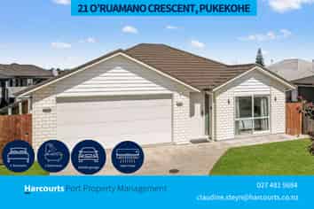 21 O'Ruamano Crescent, Pukekohe