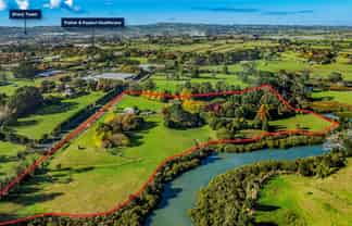 Future urban landholding with estuary frontage