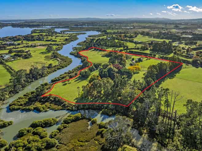 Future urban landholding with estuary frontage