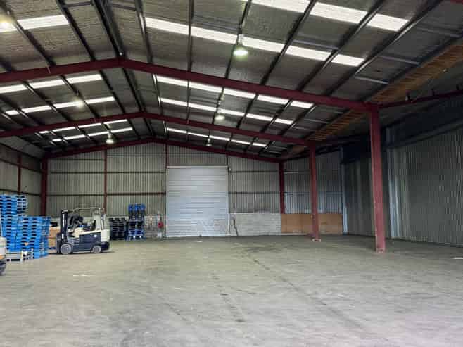Drive around or drive through industrial warehouse