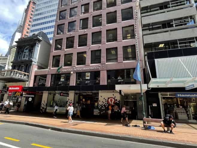 Lambton Quay Office Gross Rent - $55,265 + GST pa