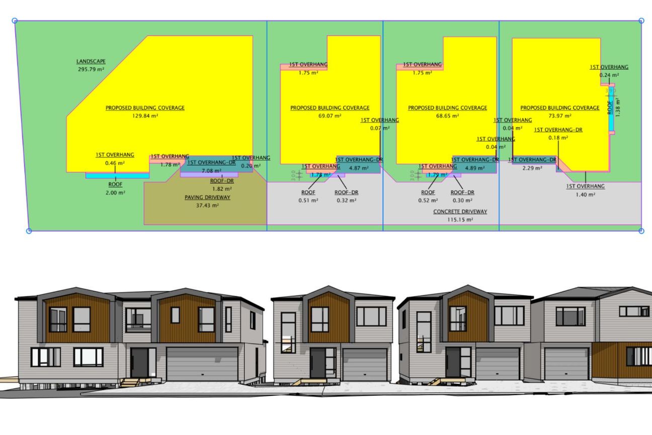 RC & EPA SUBMITTED for 4 Houses in a Prime Location – pohled 2