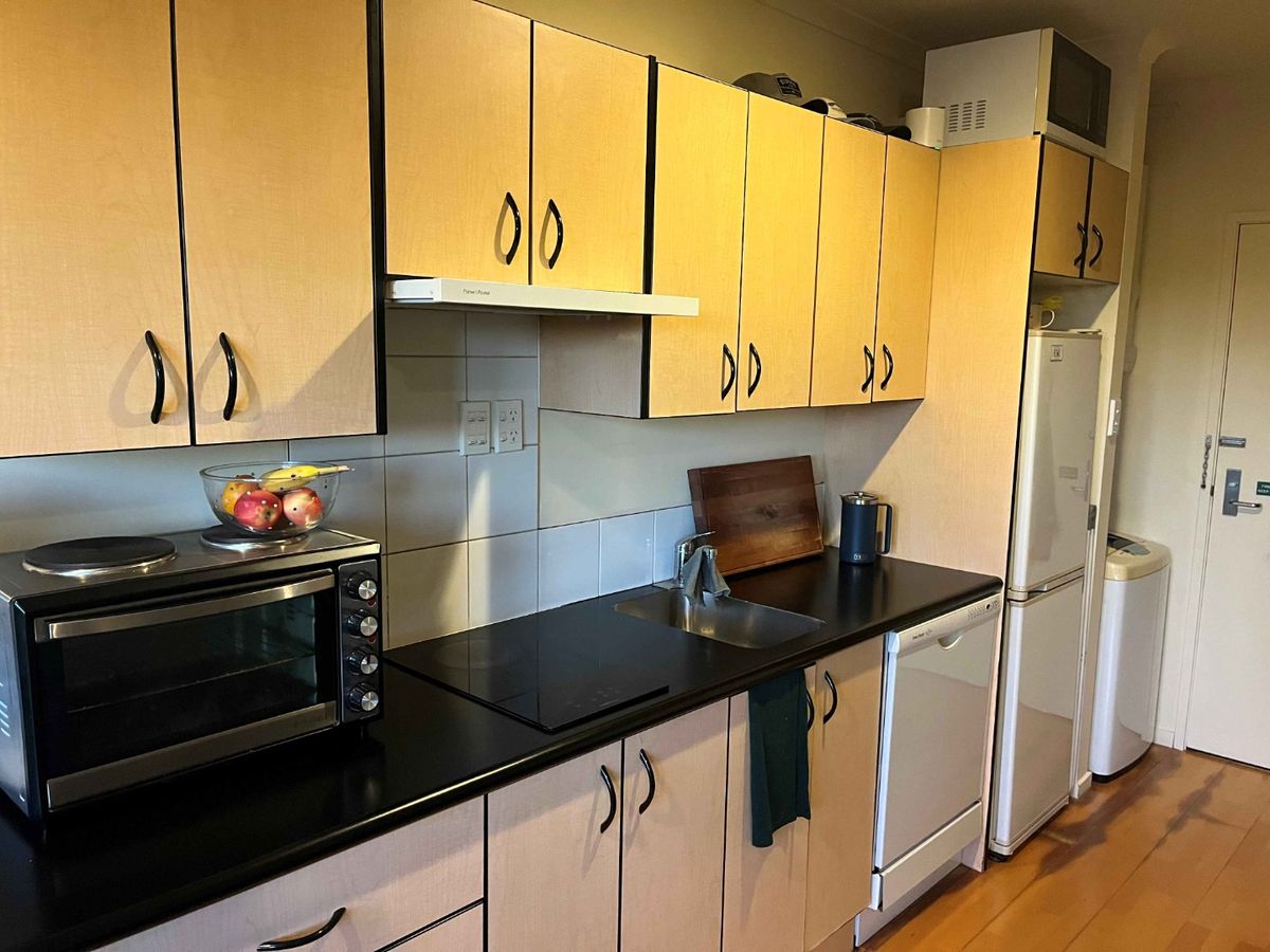 Sunny Studio that comes with a garage and a large deck - Widok 2