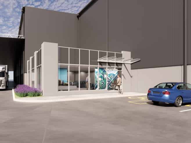 3,566sqm New High Stud Warehouse + Canopy